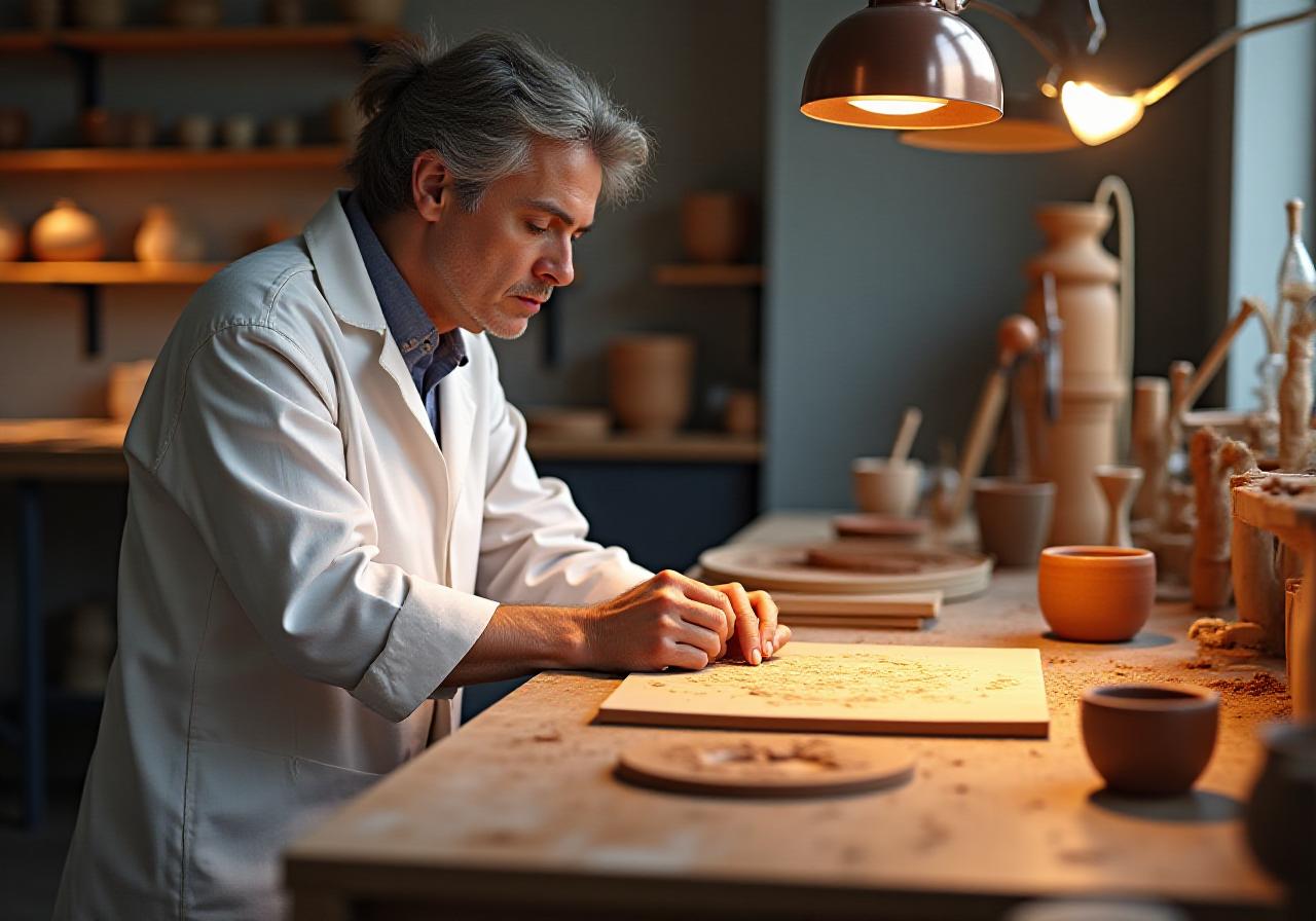 Analyse de précision en atelier céramique